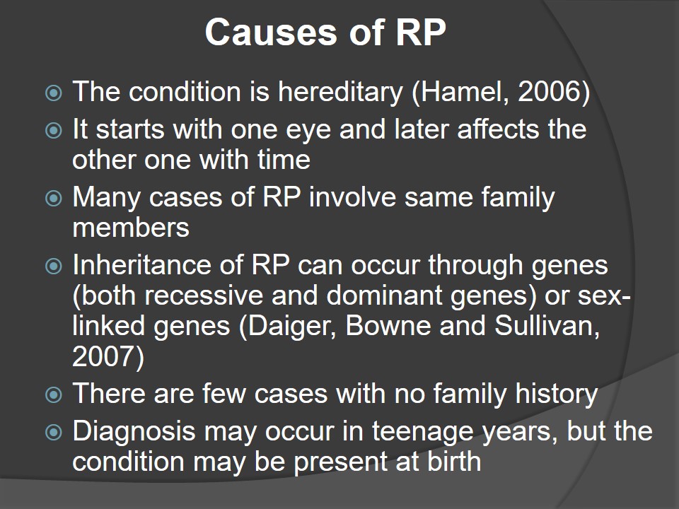 Causes of RP