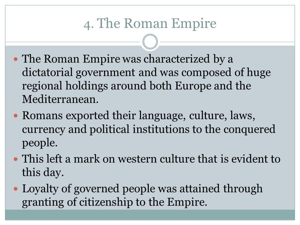 titles for roman empire essay