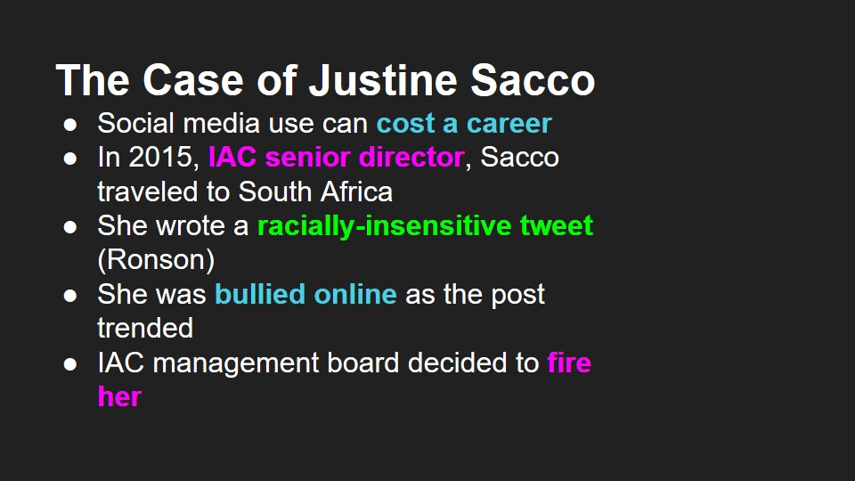 The Case of Justine Sacco