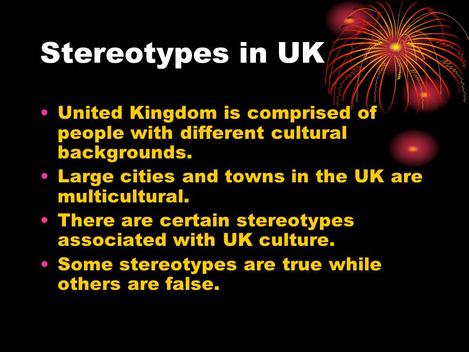 Stereotypes in UK