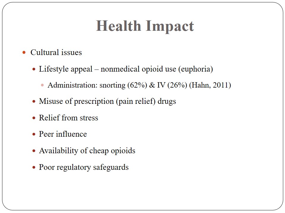 Health Impact