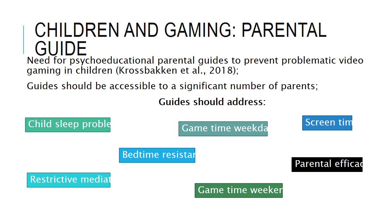Children and gaming: Parental guide