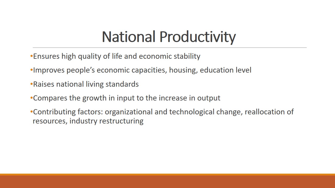 National Productivity