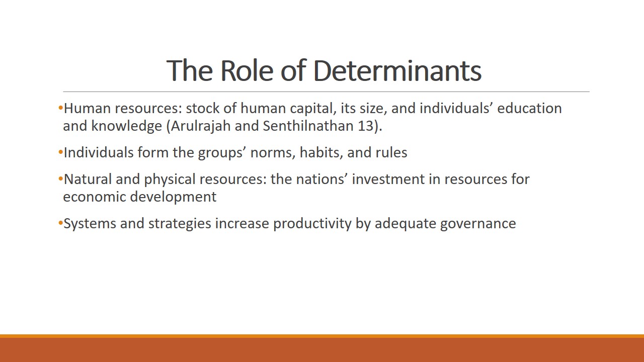 The Role of Determinants
