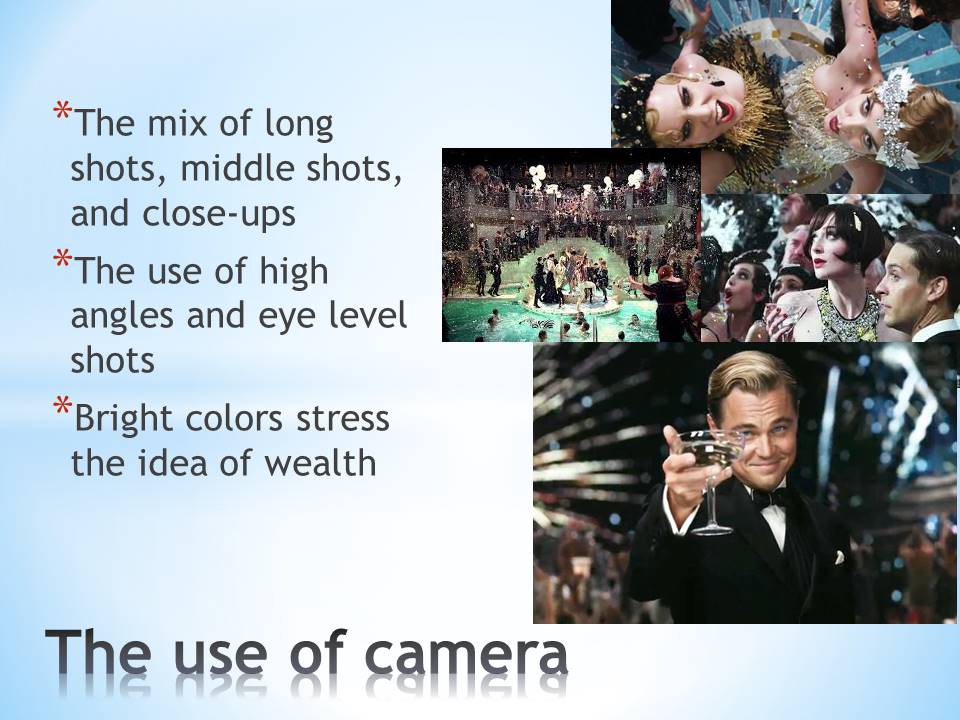 The use of camera