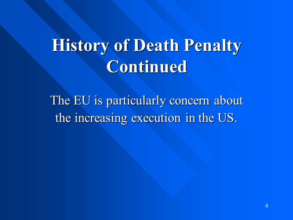 History of the Death Penalty
