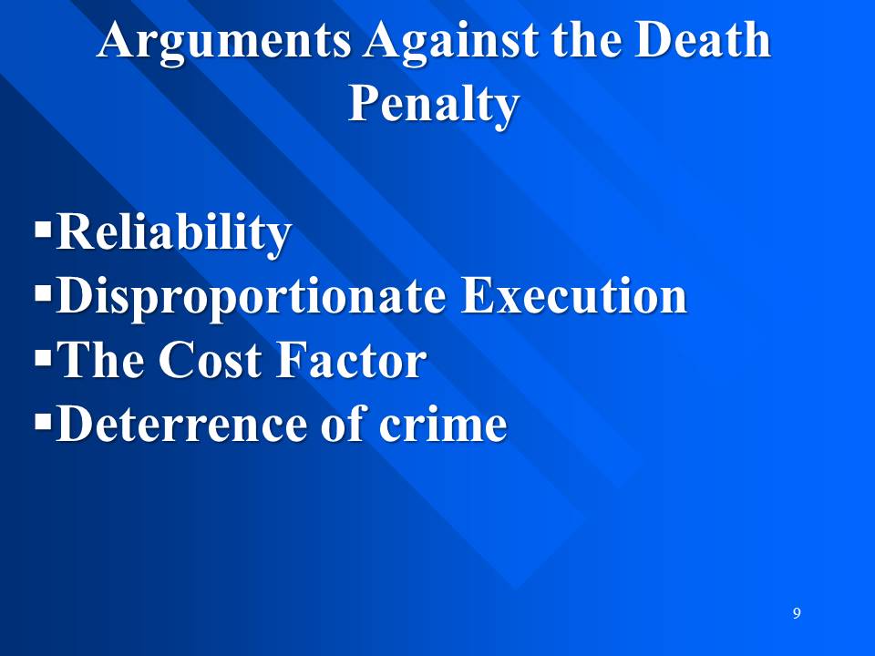 Arguments Against the Death Penalty