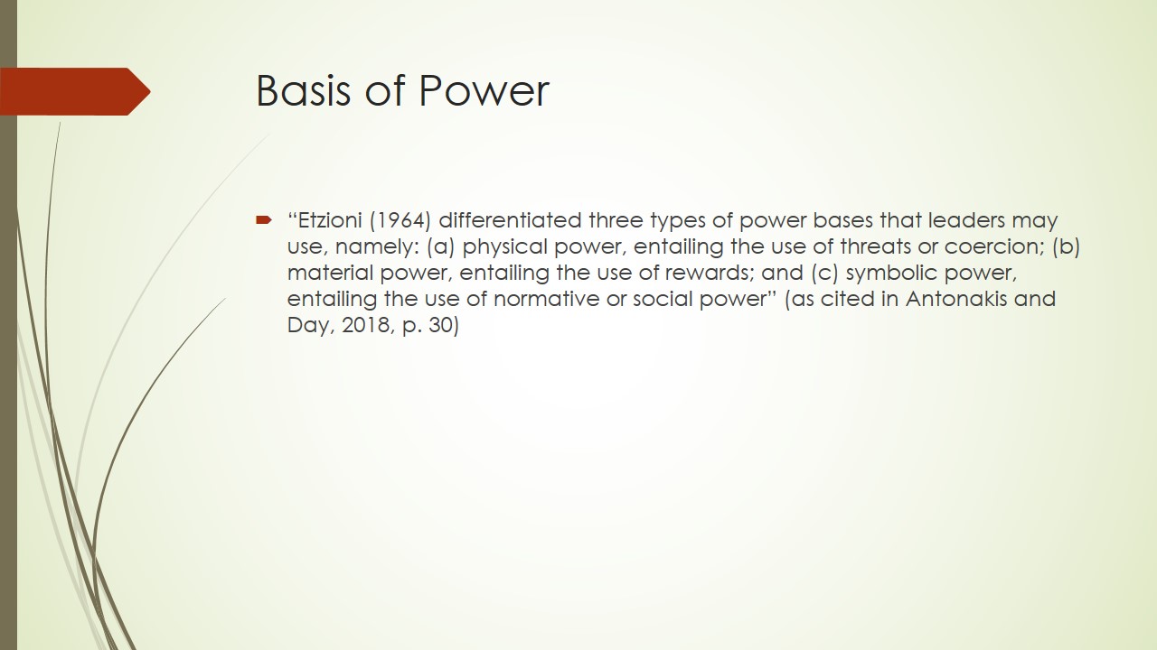 Basis of Power