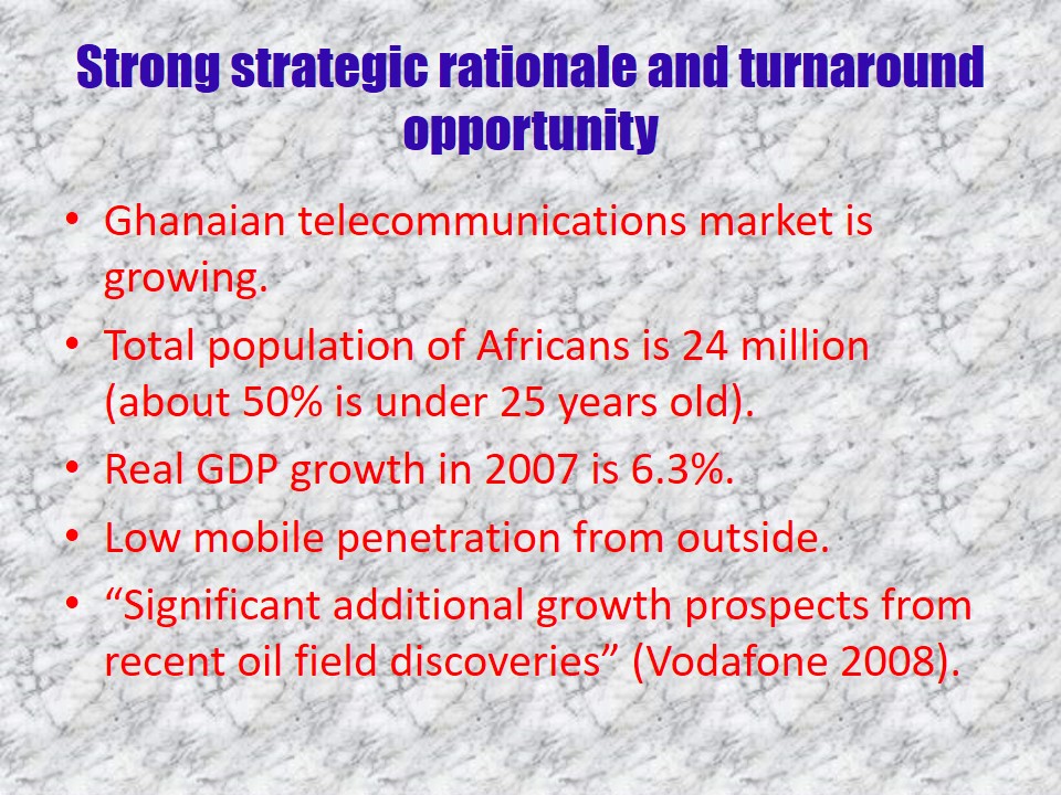 Strong strategic rationale and turnaround opportunity