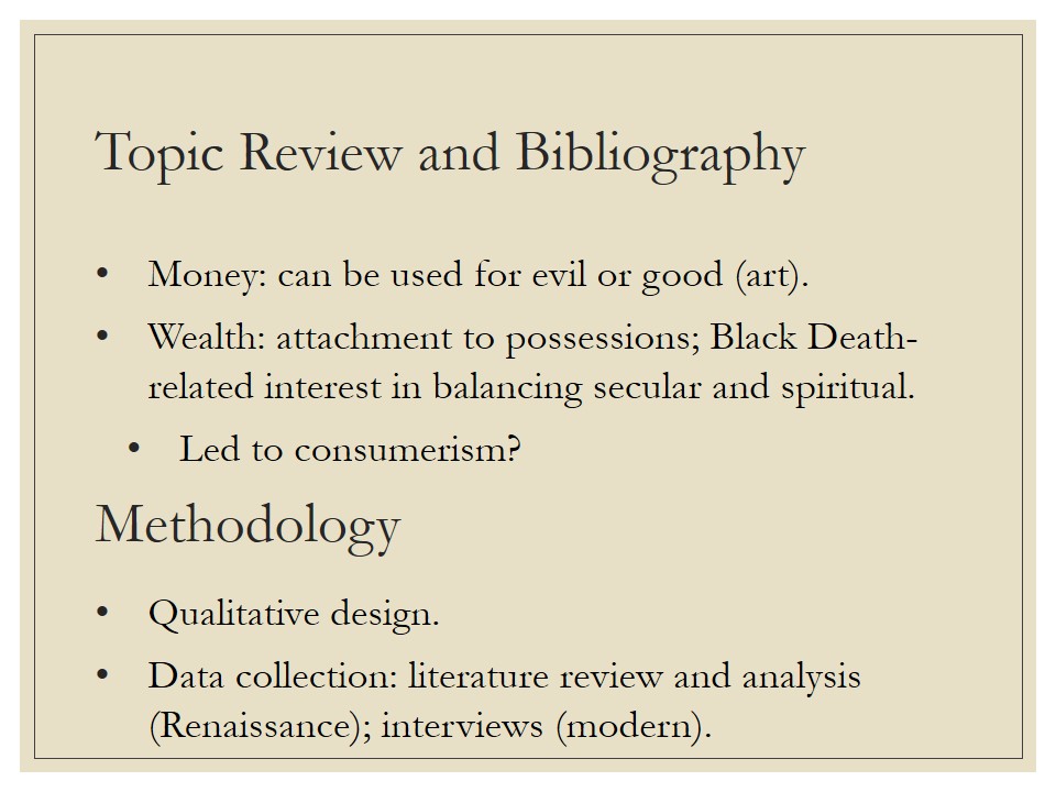 Topic Review and Bibliography