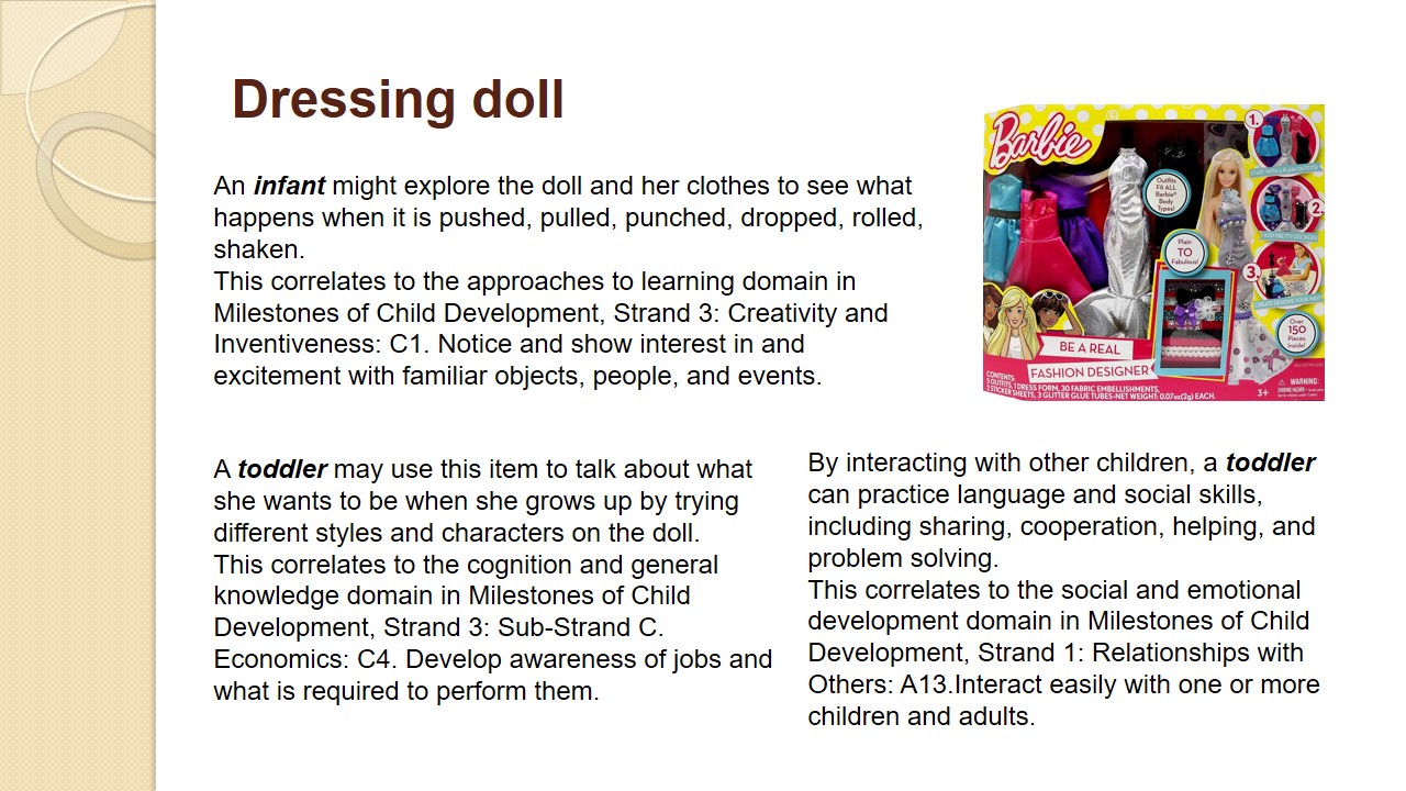 Dressing doll