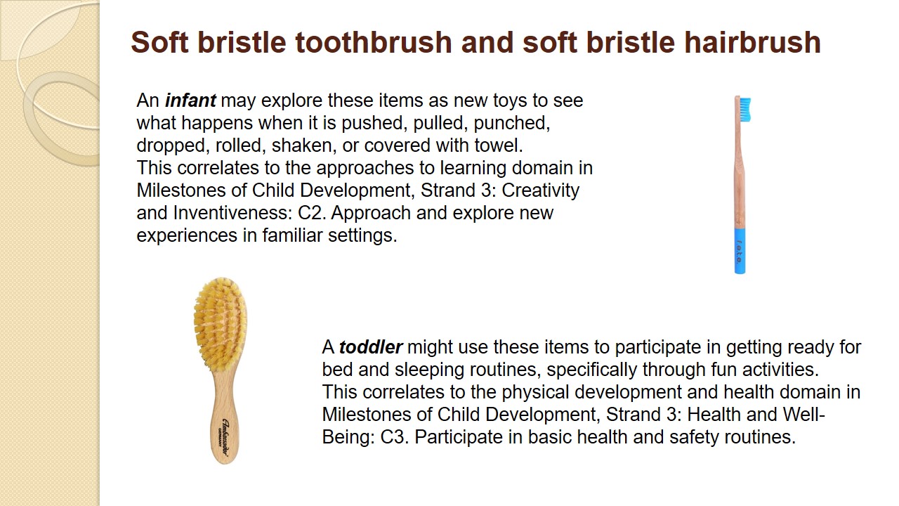 Soft bristle toothbrush and soft bristle hairbrush