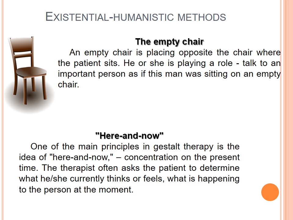 Existential-humanistic methods