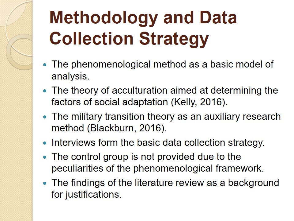 Methodology and Data Collection Strategy