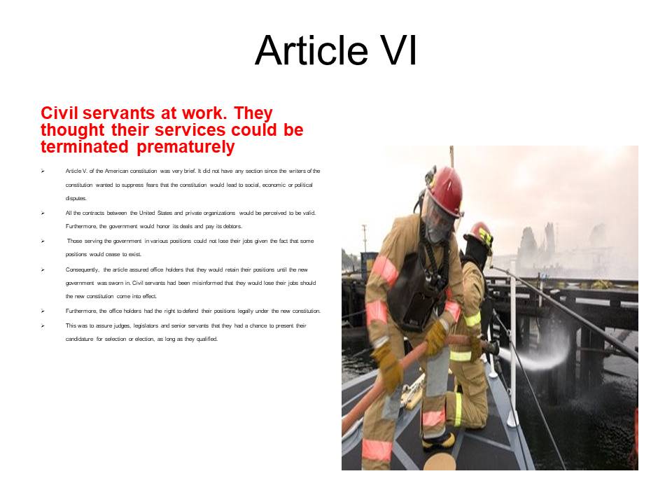Article VI