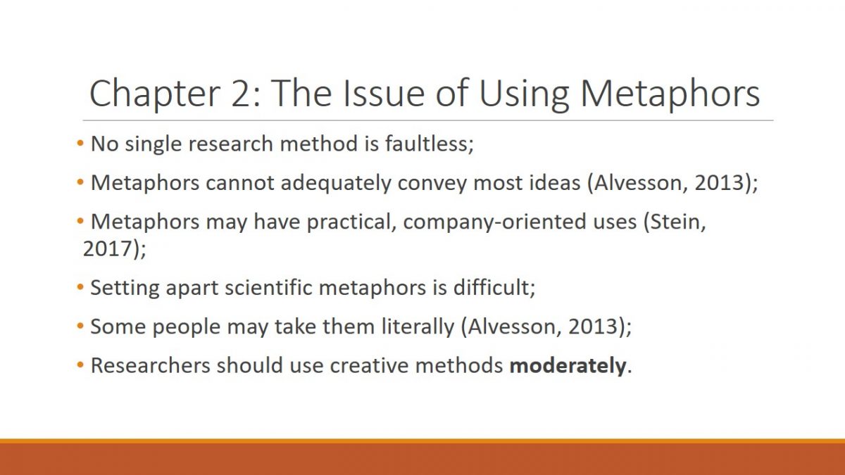 The Issue of Using Metaphors