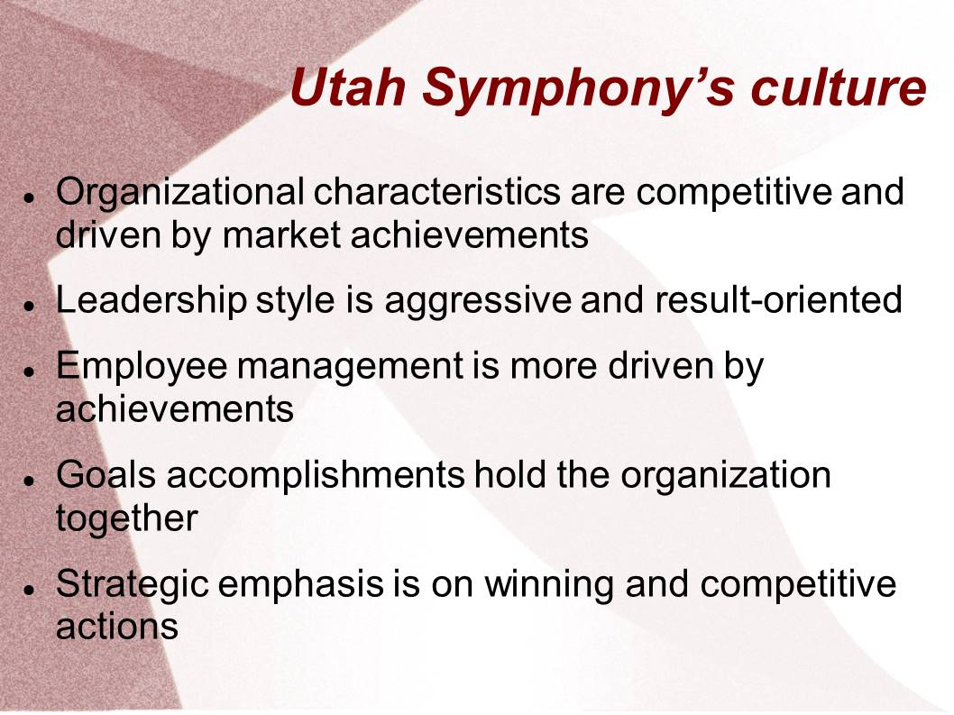 Utah Symphony’s culture