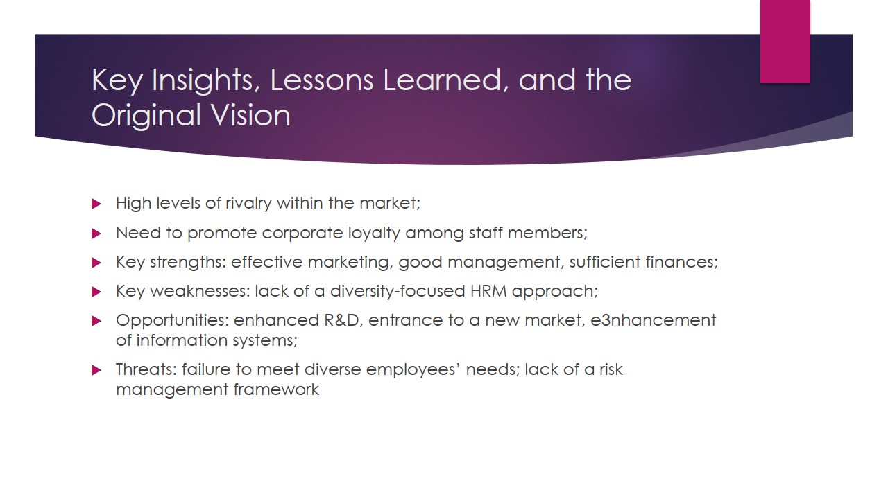Key Insights, Lessons Learned, and the Original Vision