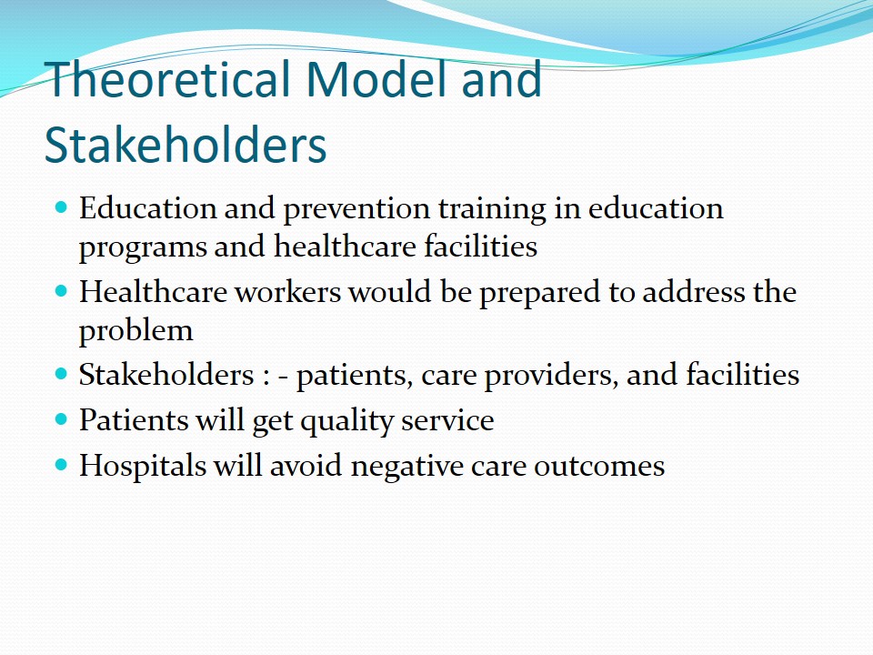 Theoretical Model and Stakeholders