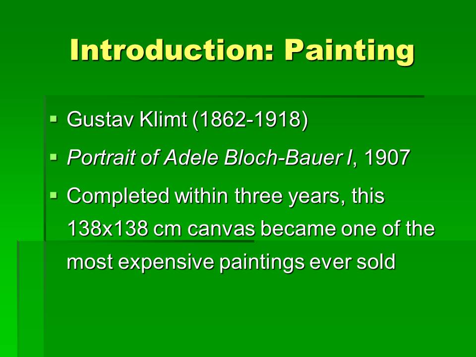 Introduction: Painting