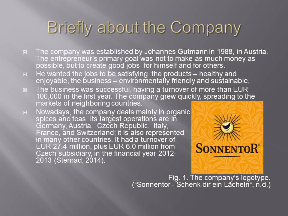 Briefly about the Company