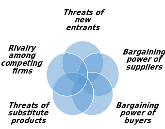 Five forces model of competition.