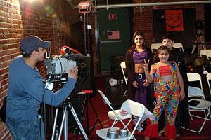E. C. Productions films a children’s program for Halloween at HOME’s Black Box Theatre as part of a comedy pilot program planned to air on Univision’s Spanish programming schedule