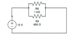 The current divider circuit considered in the analysis