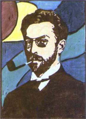 Gabrielle Munter, The Portrait of Wassily Kandinsky,1906.