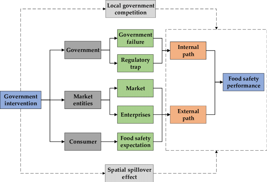 A Model Illustrating how the Government Intervenes in the Market.