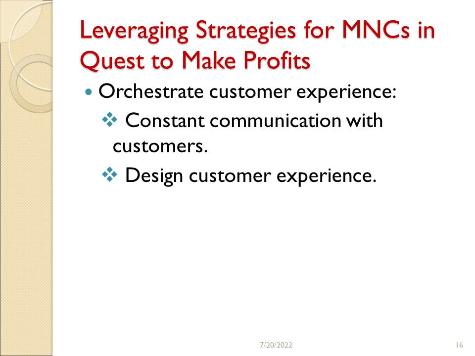 Leveraging Strategies for MNCs in Quest to Make Profits