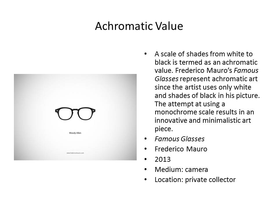 Achromatic Value