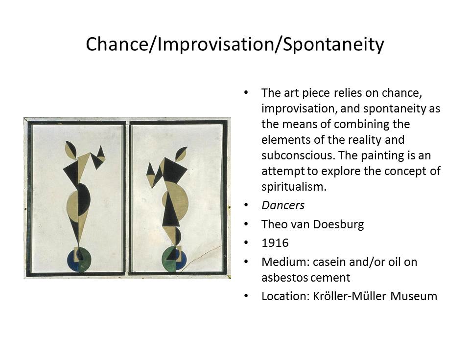 Chance/Improvisation/Spontaneity