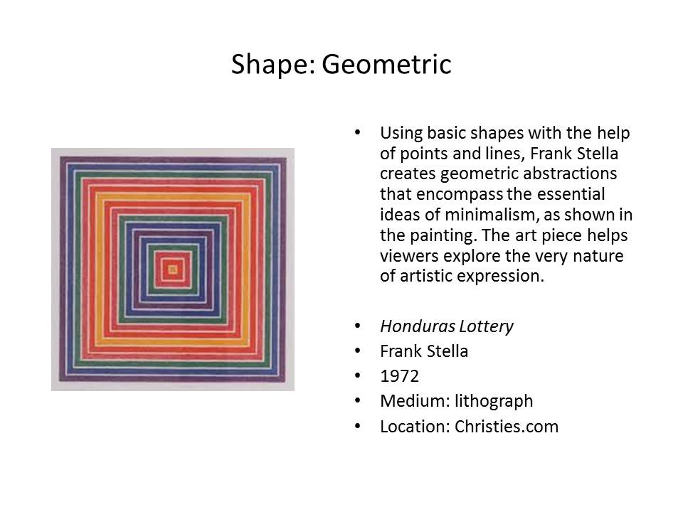 Shape: Geometric