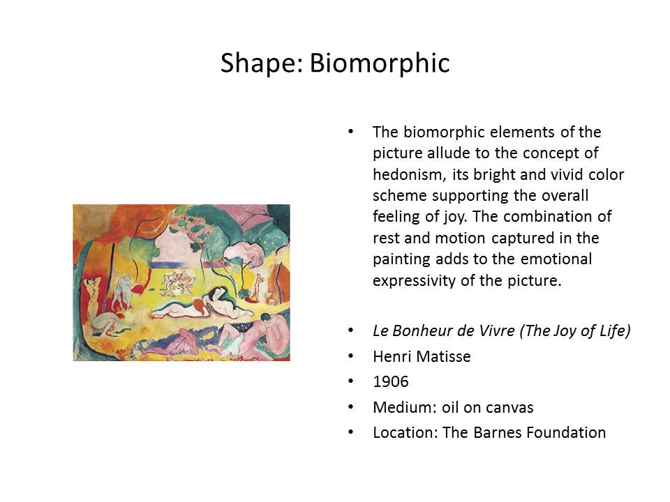 Shape: Biomorphic