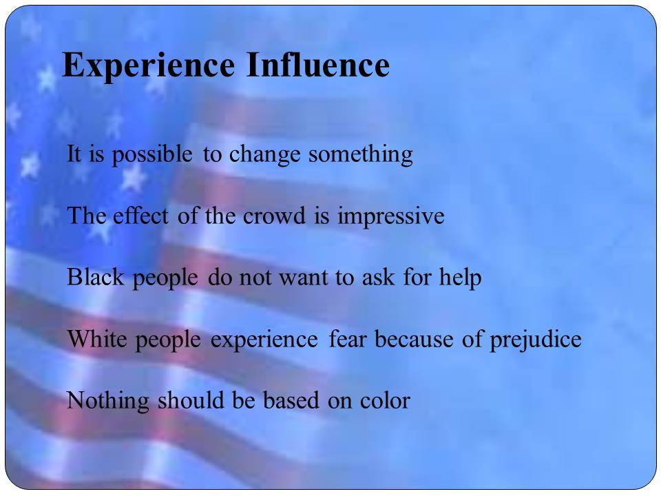 Experience Influence