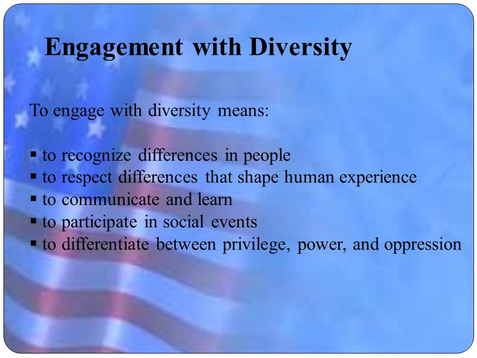 Engagement with Diversity