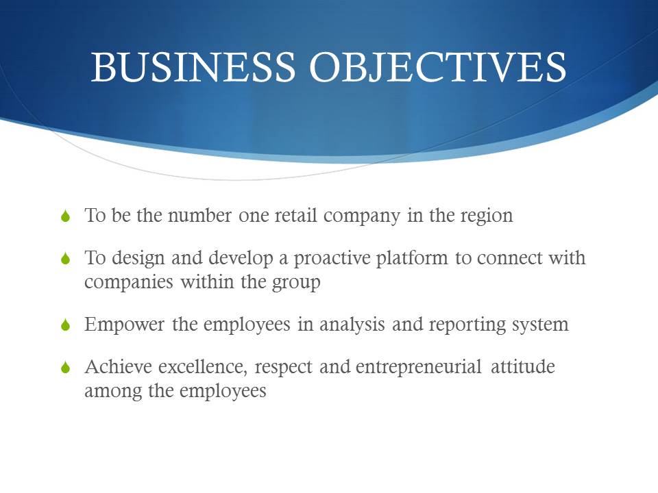 Business Objectives