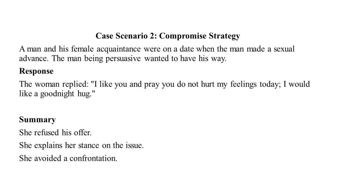Case Scenario 2: Compromise Strategy