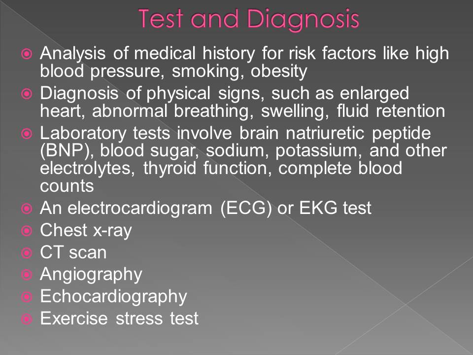 Test and Diagnosis