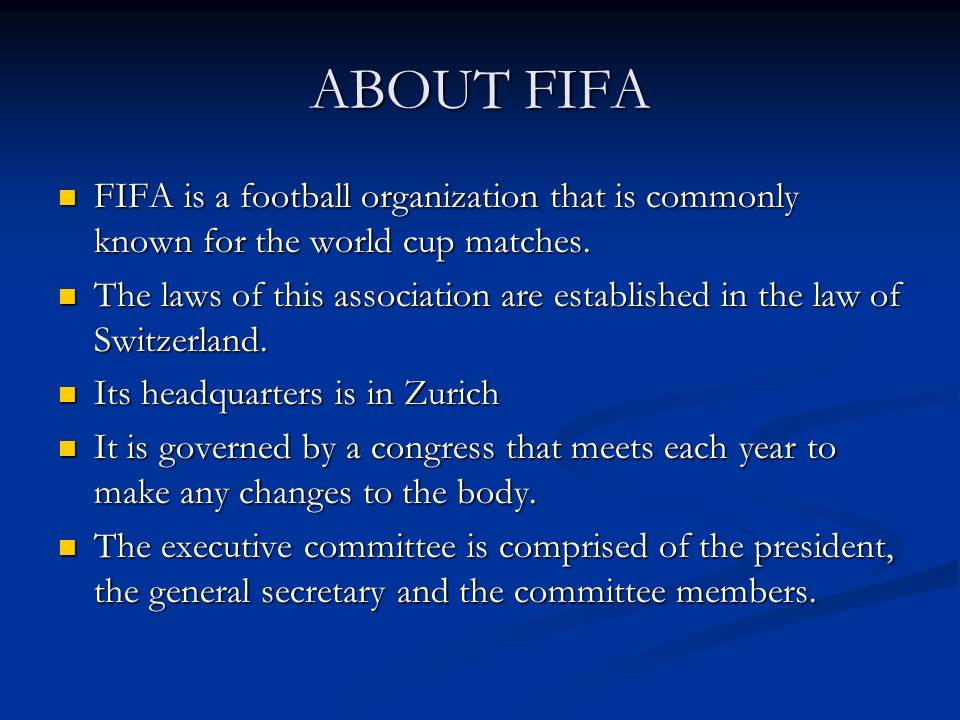About Fifa