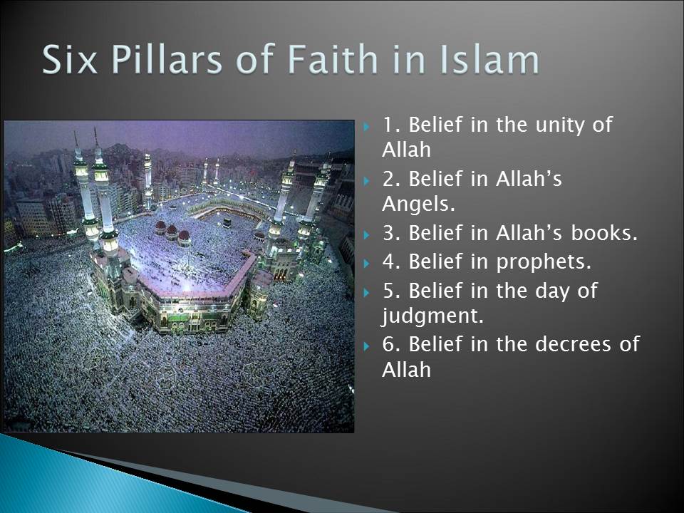 Six Pillars of Faith in Islam