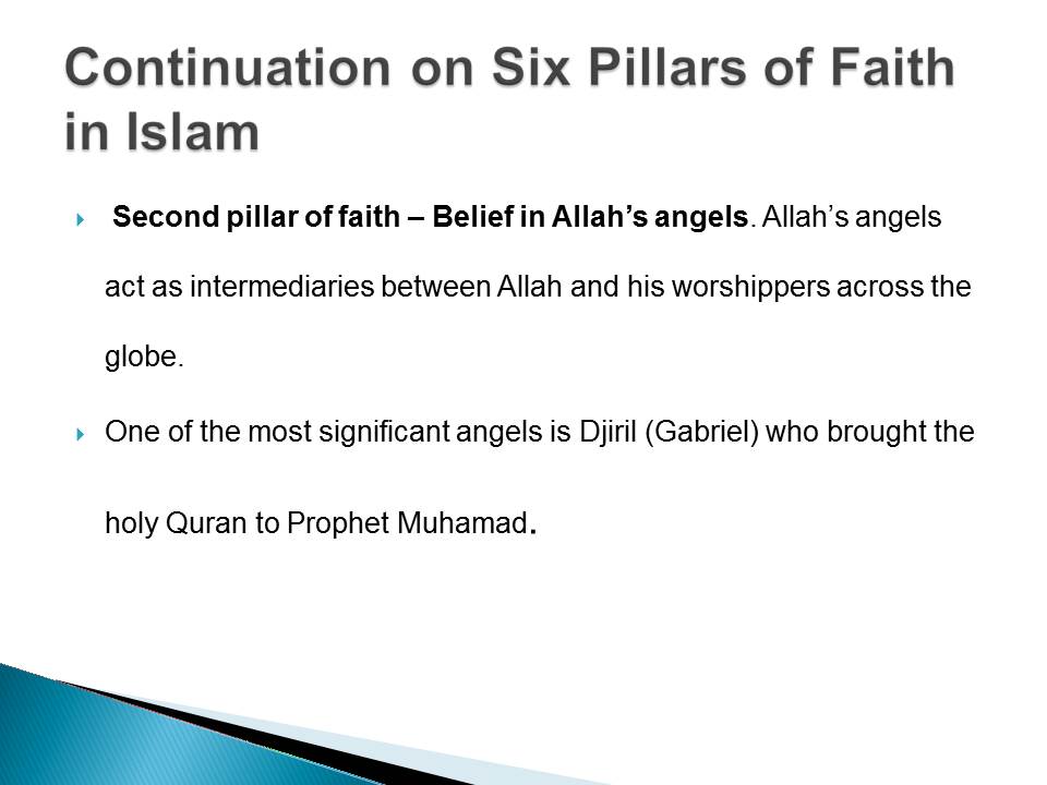 Discussion on Six Pillars of faith