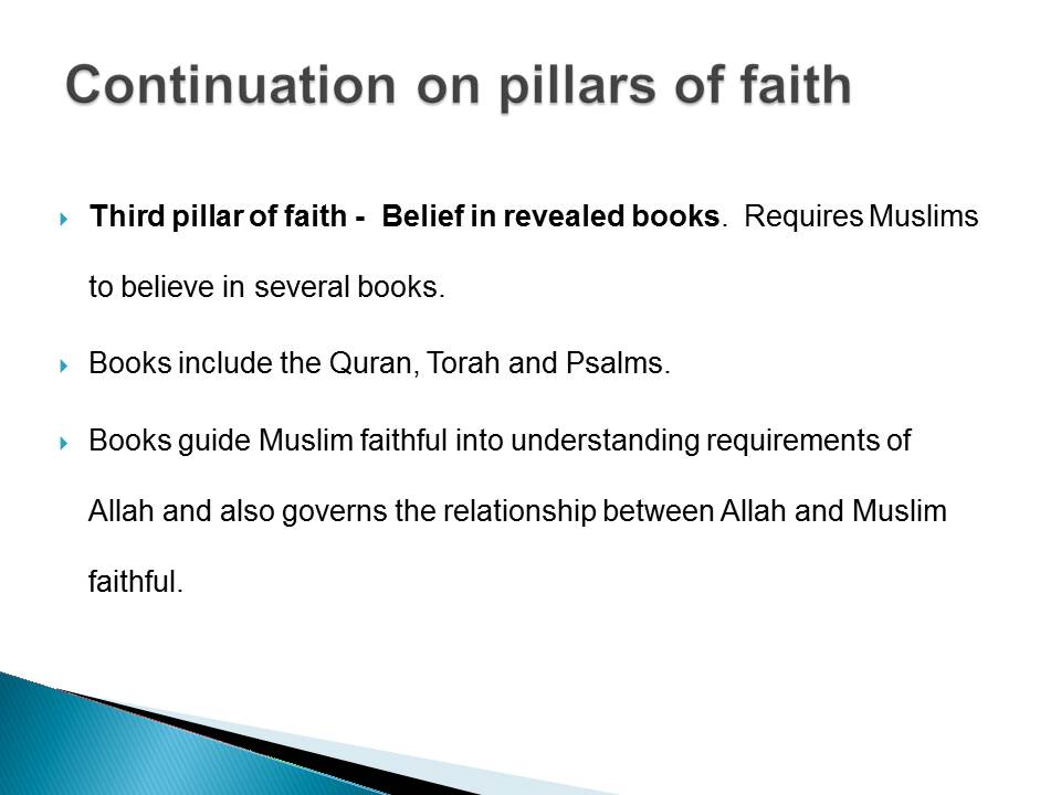 Discussion on Six Pillars of faith