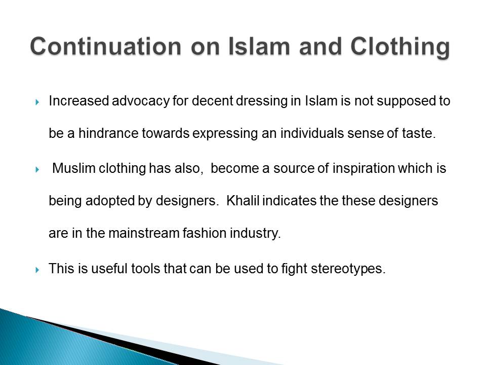 Islam and Clothing