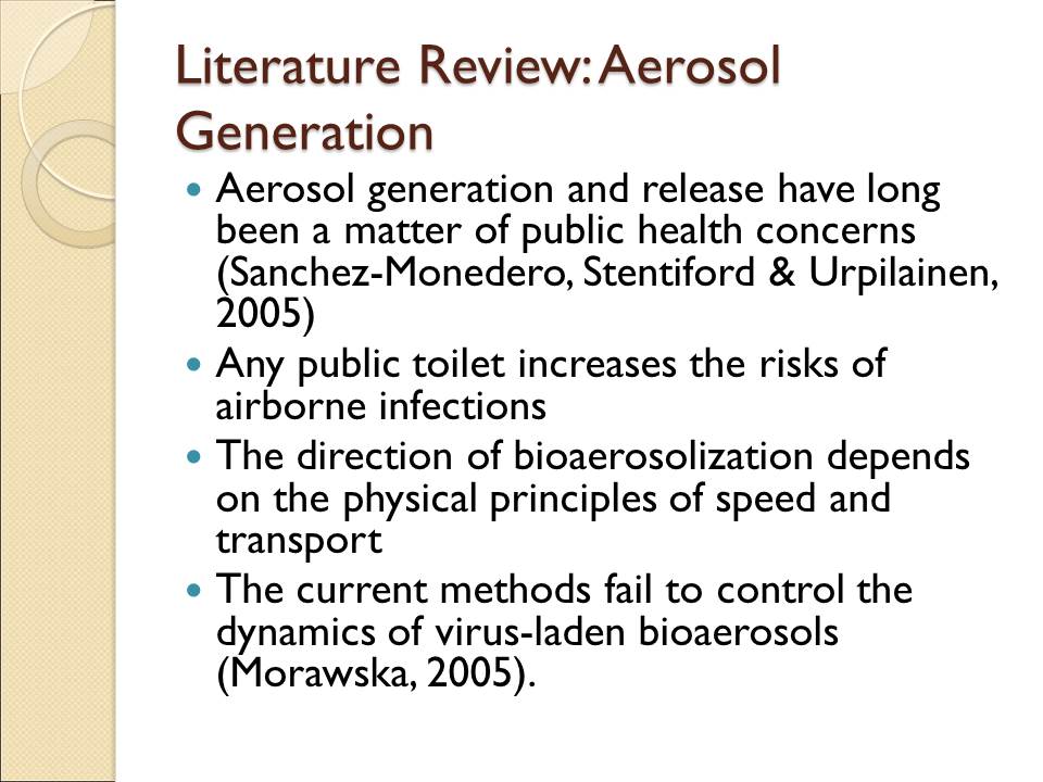 Literature Review: Aerosol Generation
