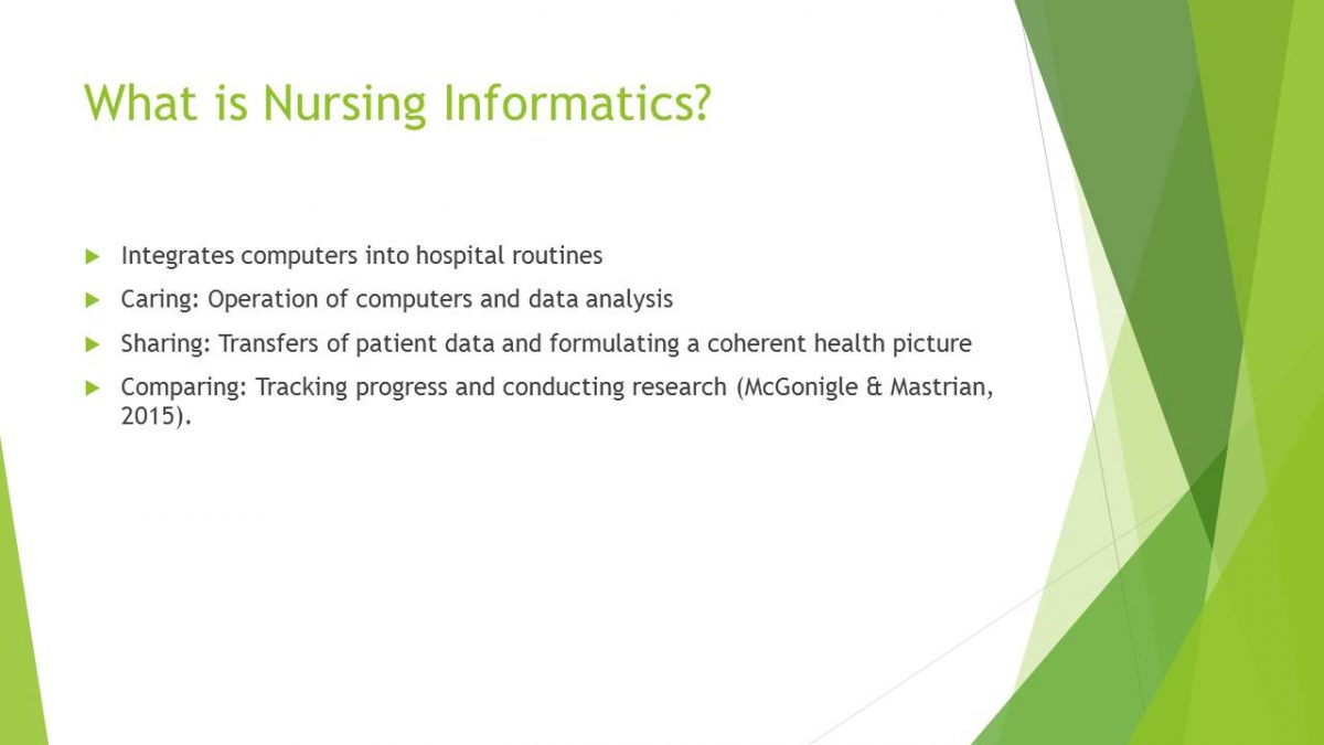 What is Nursing Informatics?