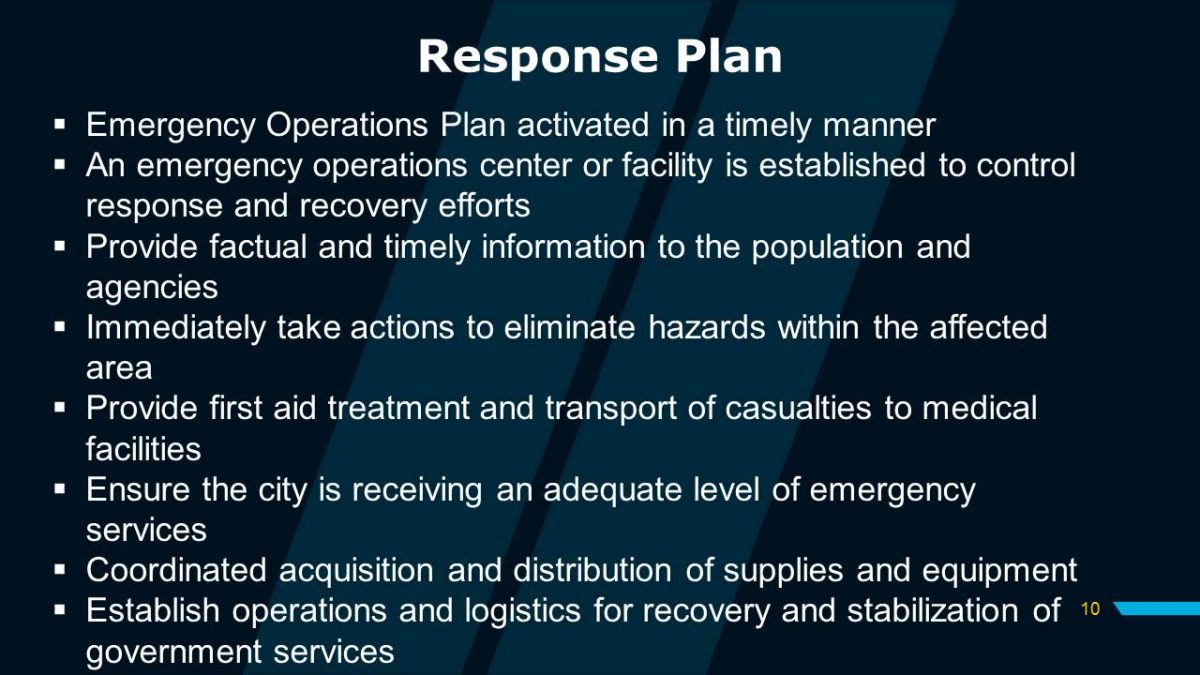 Response Plan