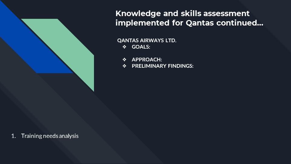 Knowledge and skills assessment implemented for Qantas