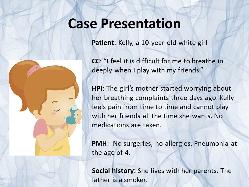 child with asthma case study